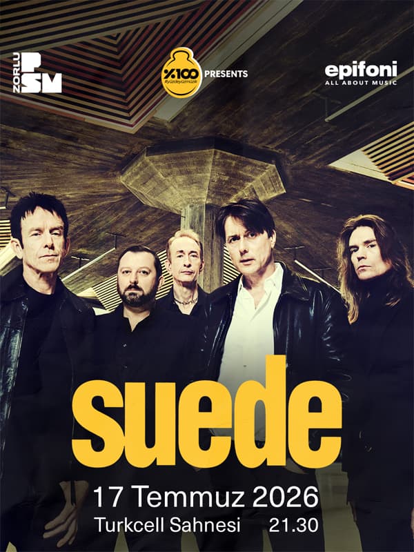 %100 Müzik Sunar: Suede Konseri