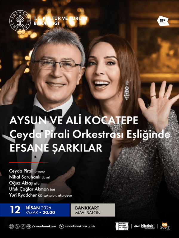 Aysun ve Ali KOCATEPE - Ceyda Pirali Orkestrası Eşliğinde - Efsane Şarkılar