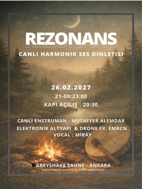 Canlı Harmonik Ses Dinletisi Konseri