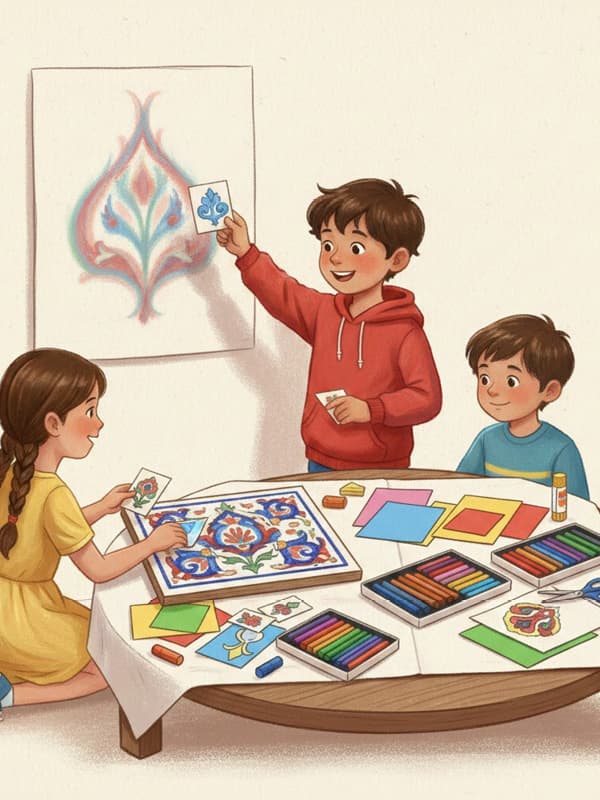 Geleneksel Sanatlar Keşif Atölyesi: Motif Avı ve Boyama Oyunu