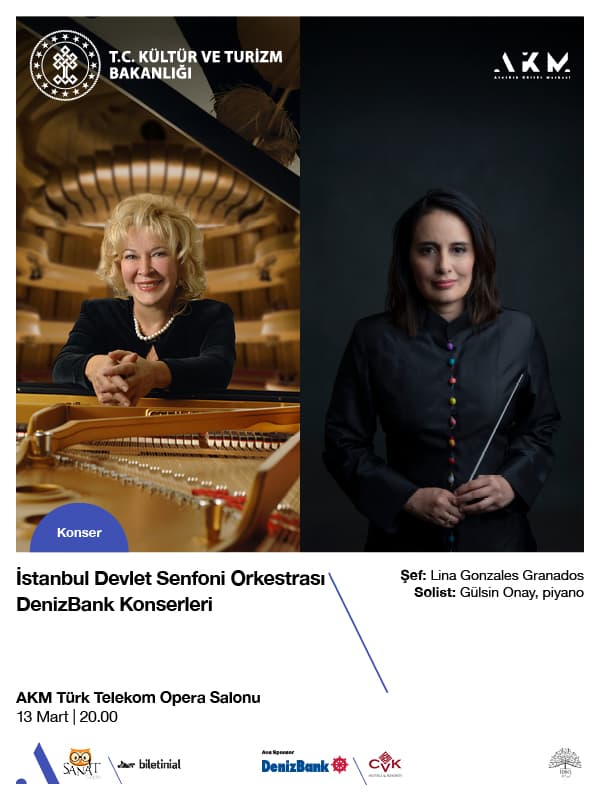 İstanbul Devlet Senfoni Orkestrası DenizBank Konserleri 13 Mart