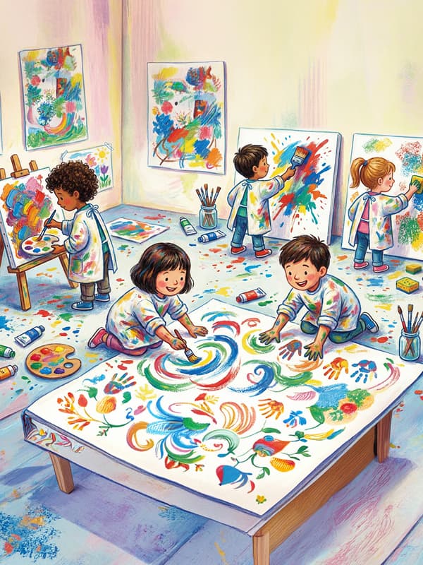 Resim Atölyesi: Renklerle Canlanıyoruz Akrilik Boya Atölyesi