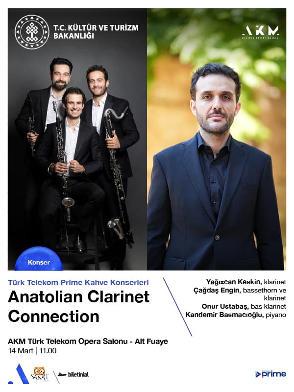 Türk Telekom Prime Kahve Konserleri Anatolian Clarinet Connection